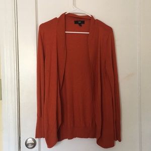 Dark orange sweater